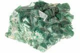 Green, Fluorescent, Cubic Fluorite Crystals - Madagascar #210461-1